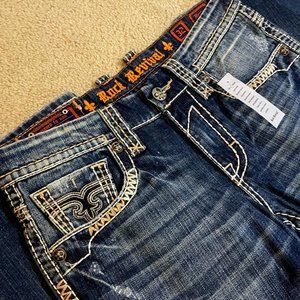 Rock Revival Hunter Skinny Denim Men's Size 32 x 34 NEW